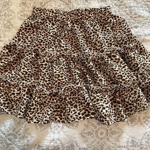 Cheetah skirt